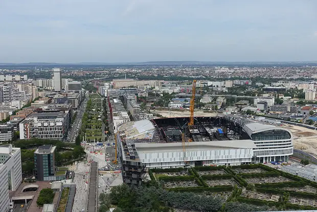 vue depuis le toit de la Grande Arche