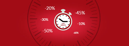 Last-minute discounts