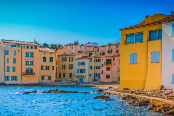 Buildings near the sea