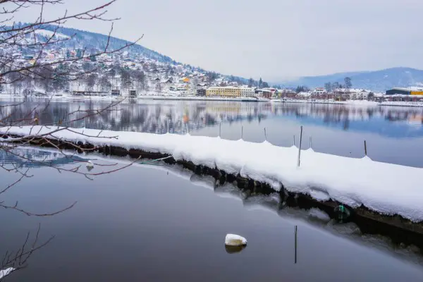 Gerardmer under the snow