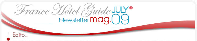 France Hotel Guide Newsletter de juin