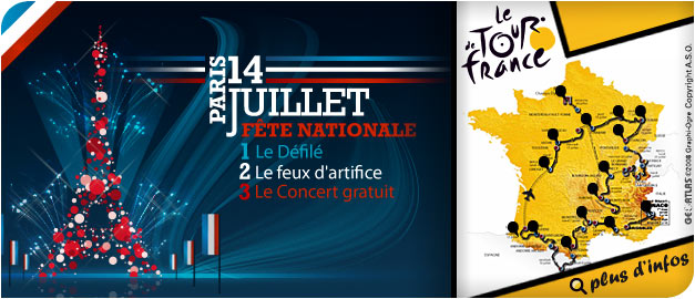 14 Juillet F&ecirc;te Nationale &agrave; Paris