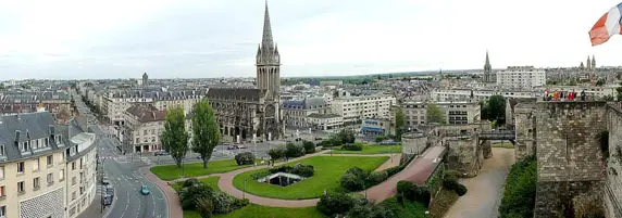 ville caen jardin