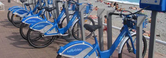 Velo bleu